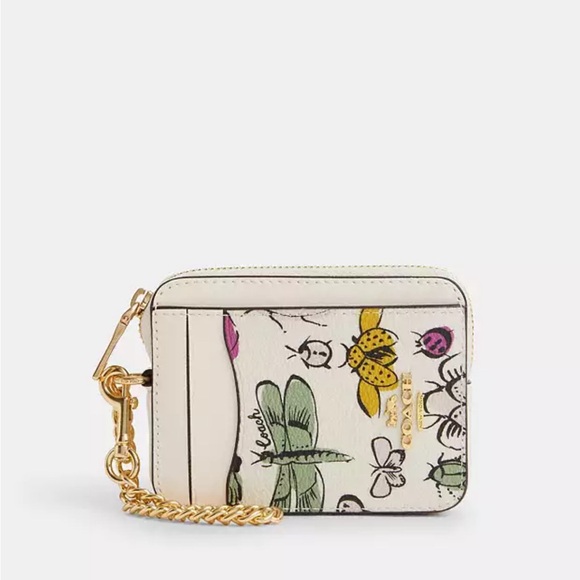 Coach zip card case with creature print - Picture 4 of 7